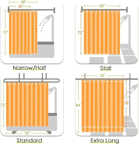 Custom Printed Bath Curtain — custom printed polyester bath curtain detail view