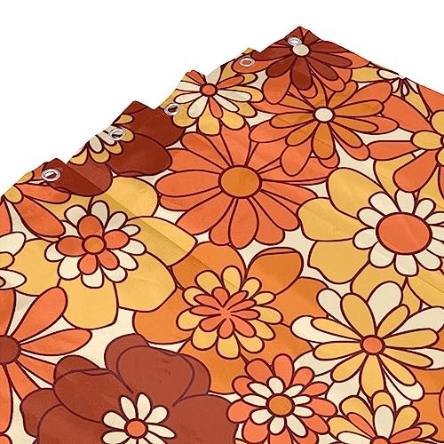 Custom Printed Bath Curtain — custom printed polyester bath curtain detail view