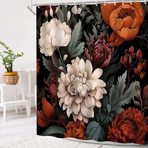Custom Printed Bath Curtain — custom printed polyester bath curtain