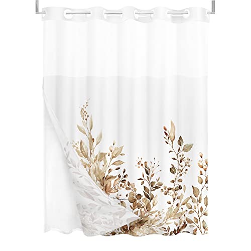 Custom Printed Bath Curtain — custom printed polyester bath curtain detail view