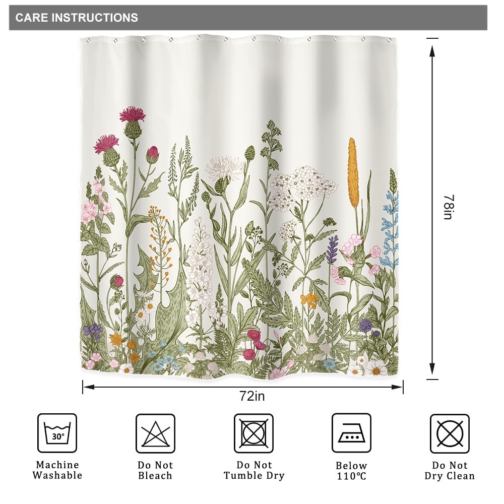 Custom Printed Bath Curtain — custom printed polyester bath curtain detail view