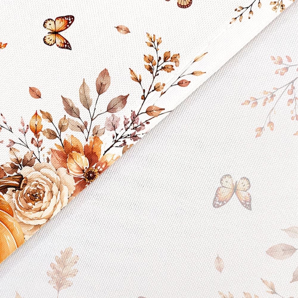 Custom Printed Bath Curtain — custom printed polyester bath curtain detail view