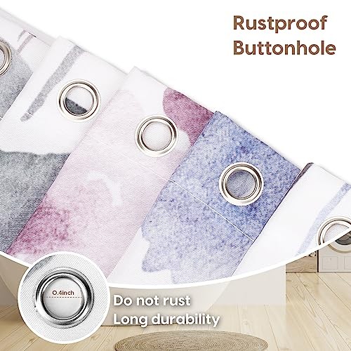 Custom Printed Bath Curtain — custom printed polyester bath curtain detail view
