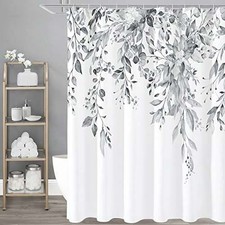 Gibelle Purple Eucalyptus Shower Curtain, Assorted colors , sizes — custom printed polyester bath curtain