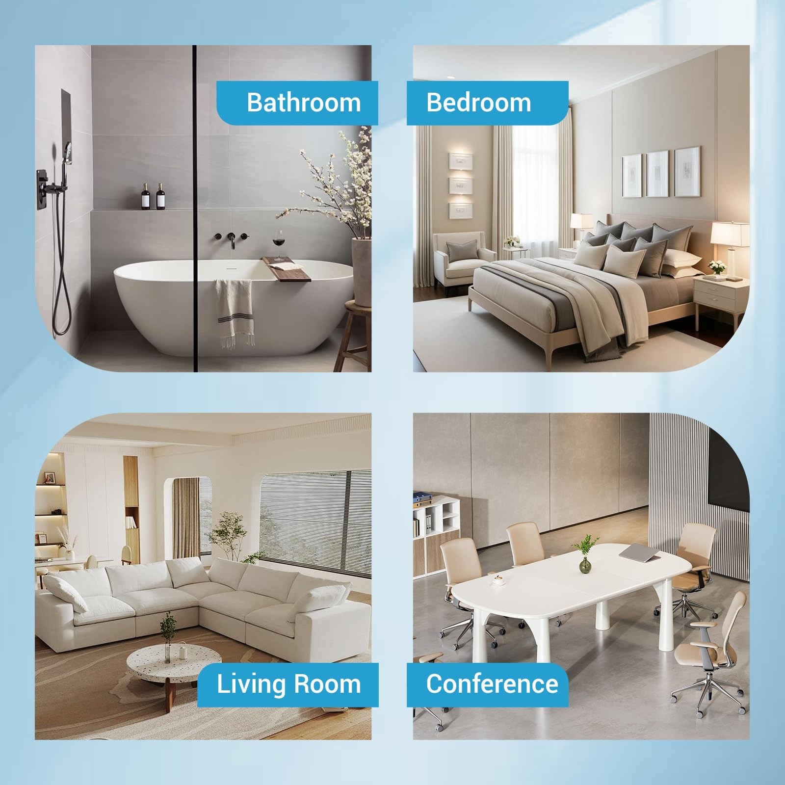 Custom Printed Bath Curtain — custom printed polyester bath curtain detail view