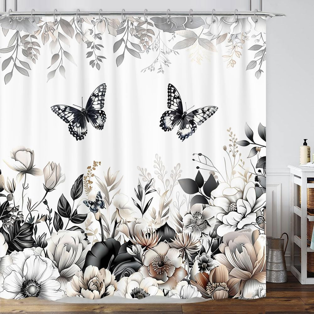 Custom Printed Bath Curtain — custom printed polyester bath curtain