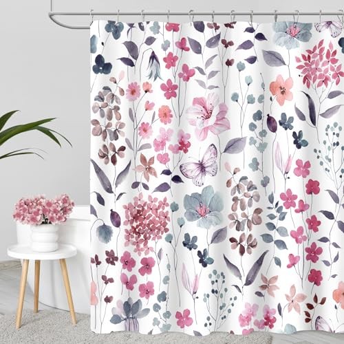 Custom Printed Bath Curtain — custom printed polyester bath curtain