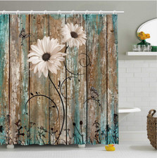 Animal Shower Curtain Floral Bathroom Decor Modern Waterproof Printing 72 Inches — custom printed polyester bath curtain