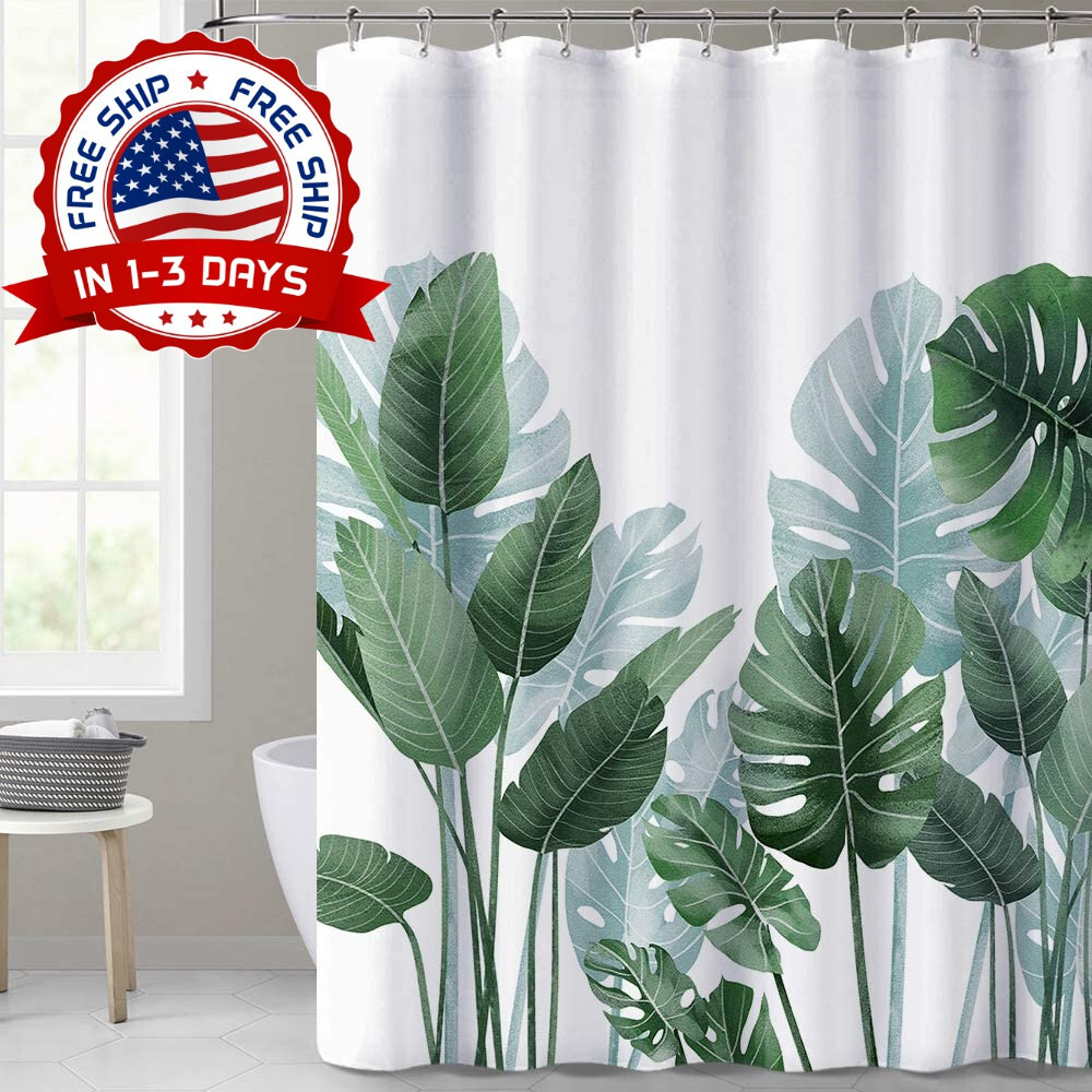 Custom Printed Bath Curtain — custom printed polyester bath curtain