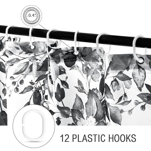 Custom Printed Bath Curtain — custom printed polyester bath curtain detail view