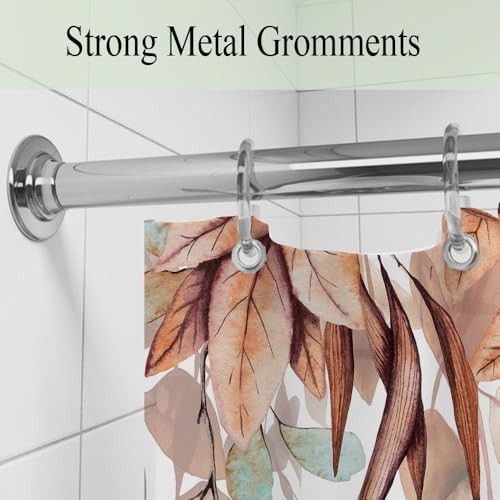 Custom Printed Bath Curtain — custom printed polyester bath curtain detail view