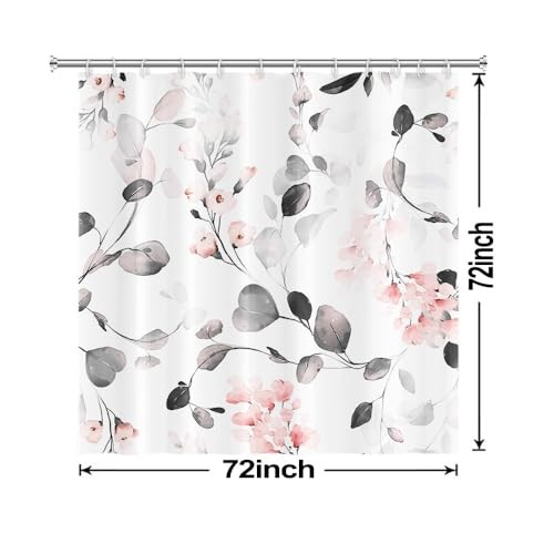 Custom Printed Bath Curtain — custom printed polyester bath curtain detail view