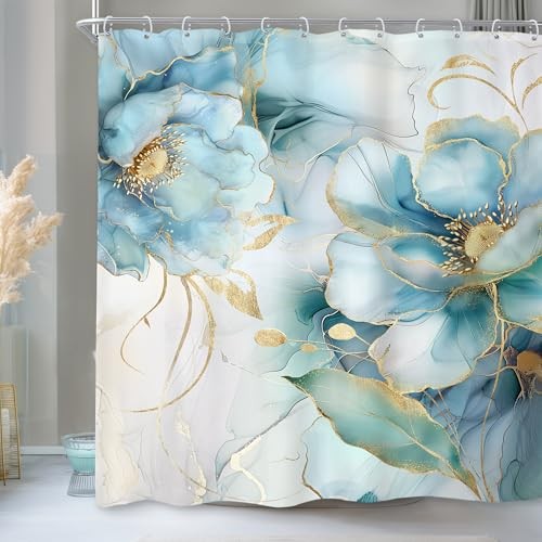 Custom Printed Bath Curtain — custom printed polyester bath curtain