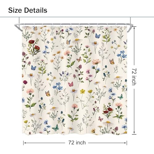 Custom Printed Bath Curtain — custom printed polyester bath curtain detail view