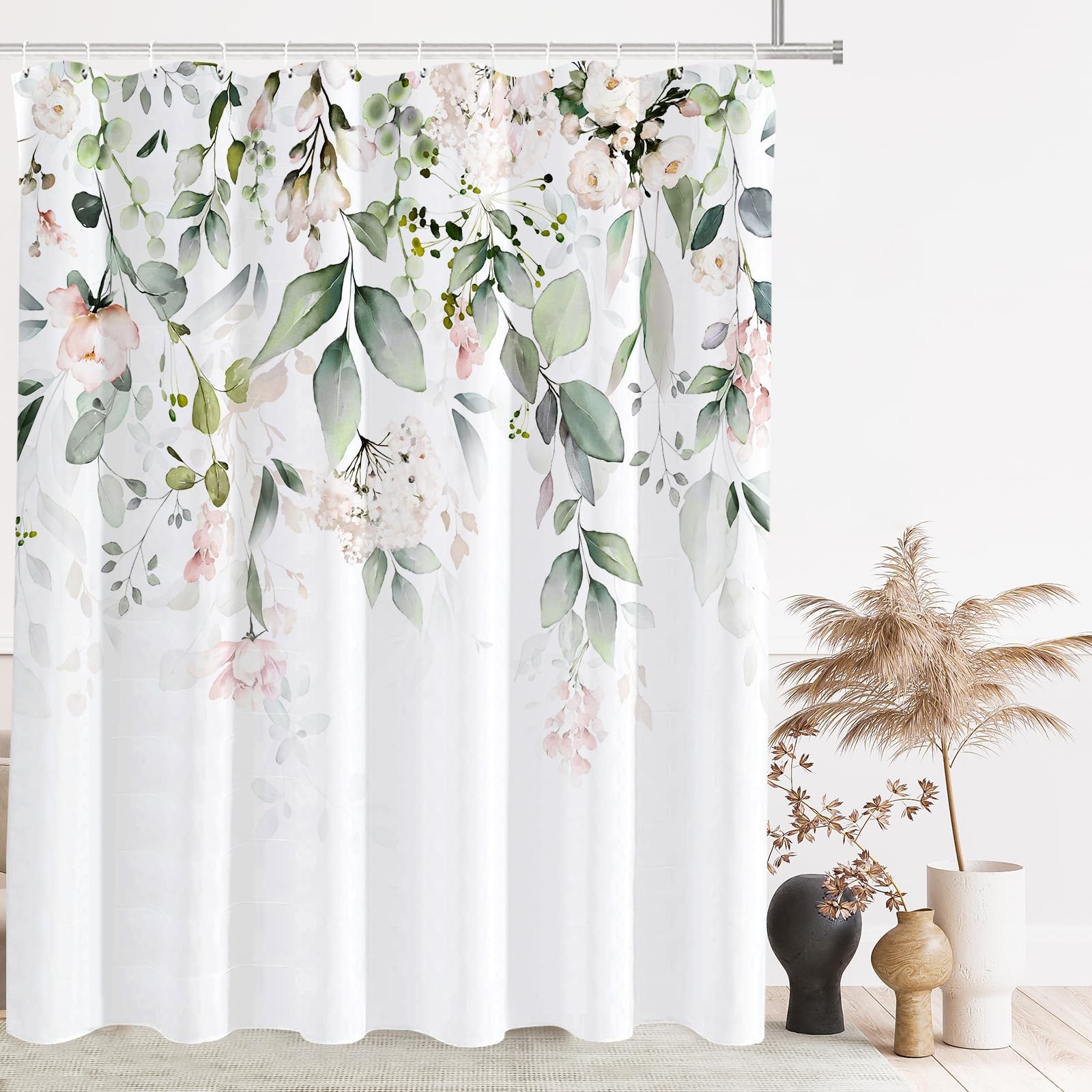 Custom Printed Bath Curtain — custom printed polyester bath curtain