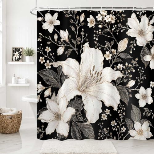 Custom Printed Bath Curtain — custom printed polyester bath curtain
