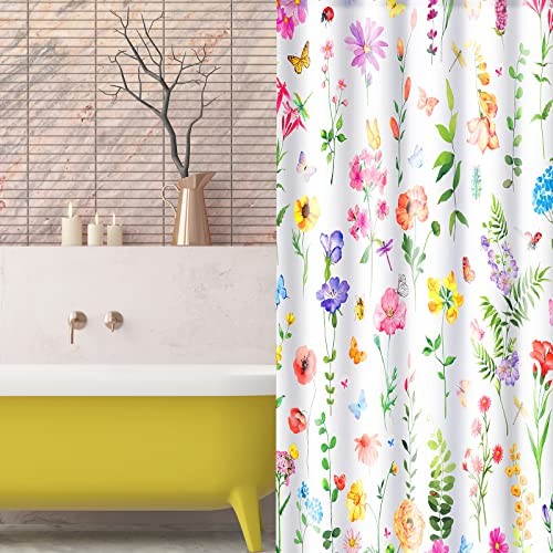 Custom Printed Bath Curtain — custom printed polyester bath curtain detail view