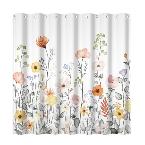 Custom Printed Bath Curtain — custom printed polyester bath curtain