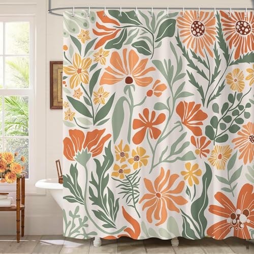 Custom Printed Bath Curtain — custom printed polyester bath curtain