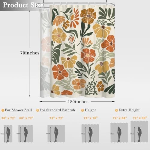 Custom Printed Bath Curtain — custom printed polyester bath curtain detail view