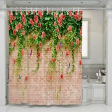 72''X72'' inch Curtain Waterproof Polyester Fabric Bathroom Shower Curtains — custom printed polyester bath curtain