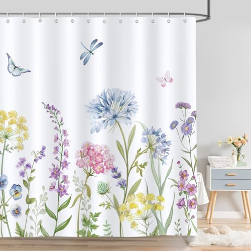 Custom Printed Bath Curtain — custom printed polyester bath curtain