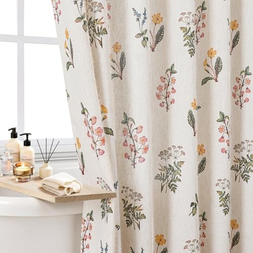 Custom Printed Bath Curtain — custom printed polyester bath curtain