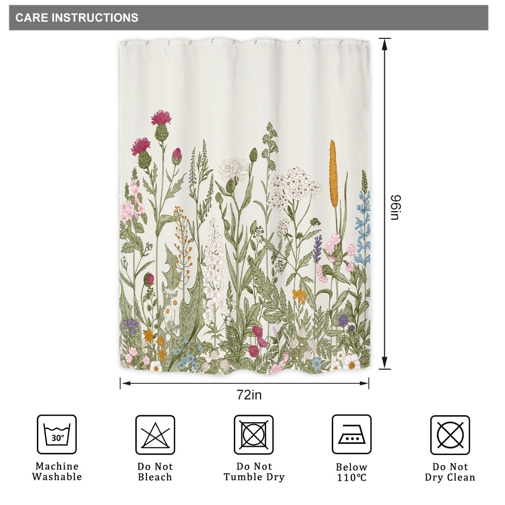 Custom Printed Bath Curtain — custom printed polyester bath curtain detail view