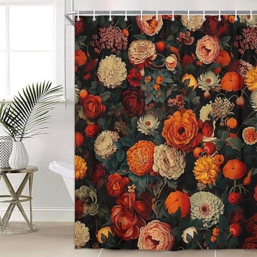Custom Printed Bath Curtain — custom printed polyester bath curtain