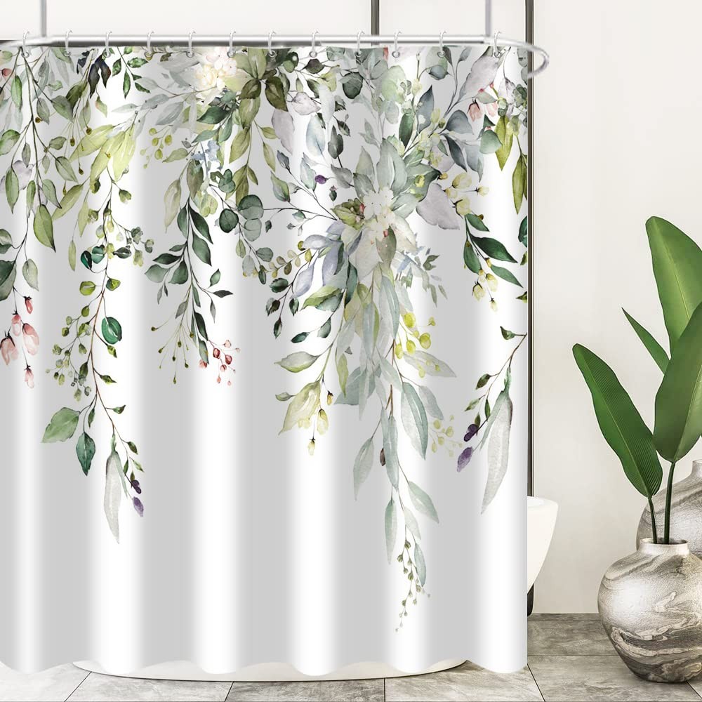 Custom Printed Bath Curtain — custom printed polyester bath curtain