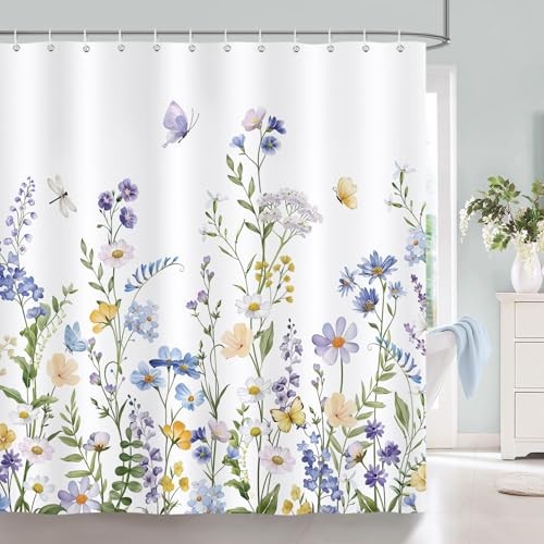 Custom Printed Bath Curtain — custom printed polyester bath curtain detail view