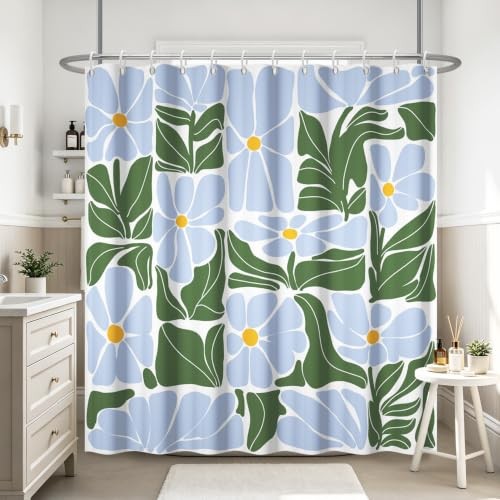 Custom Printed Bath Curtain — custom printed polyester bath curtain