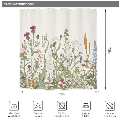 Custom Printed Bath Curtain — custom printed polyester bath curtain detail view